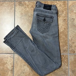True religion grey denim